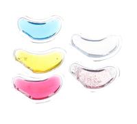 VICASKY 5 cuscinetti riutilizzabili per la degli occhi in gel per impacchi caldi e freddi contro l'affaticamento degli occhi e le rughe, delicati sulla pelle