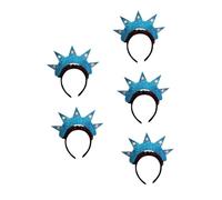 VICASKY 5 Pezzi Cerchietto Libertà Dea con Glitter e Tinsel Fascia Patriottica per Indipendenza Accessorio Unico e Resistente per Donne e Ragazze