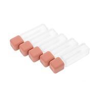 VICASKY 5 pezzi Compatti Lip Gloss Tubi Vuoti Lip Gloss Bottiglie per la delle labbra fai da te Contenitore cosmetico per viaggi e design della spazzola