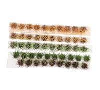 VICASKY 5 Pezzi Miniature Grass Clusters Lifelike Simulated Vegetation For Diorama Railway Model Scenes Durable And Portable Micro Landscape Kit