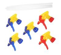 VICASKY 5 Pezzi Pz Ugelli Spray Plastica Heavy Duty Trigger Spray Heads Antaffatici per Giardinaggio Pulizia Auto Vetri e Industriale Colore Casuale