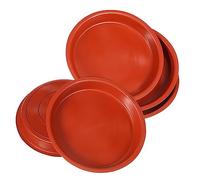 VICASKY 5 piastre di base per vasi di fiori, in plastica, per interni ed esterni, come sottobicchieri per piante, accessori da giardino adatti ai fiori