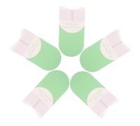 VICASKY 5 righelli di misurazione delle ciglia da innestare, righello di lunghezza delle ciglia, righello per ciglia in plastica, verde chiaro