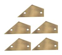 VICASKY 5 righelli triangolari per chitarra, istruzioni per il livellamento della vita, strumento per strumenti Fret Rocker righello di misura righello in metallo