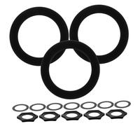 VICASKY 5 set di anelli per microfono rolling per microfono palmare, accessori per microfono antiscivolo, facile installazione e protezione pratica per scatti ed eventi dal vivo