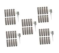 VICASKY 5 set di clip per capelli perm bar volume bigodini caldi peluche accessori per capelli rotoli di calore per il ferro arricciacapelli sollevamento, clip per curling grigio ABS 10 pezzi * 5