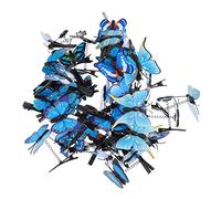 VICASKY 50 Pezzi Clip per Farfalle Colorate Accessori Eleganti per Donne e Ragazze per Feste Matrimonio e Speciali Design Unico e