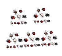 VICASKY 50 Pezzi Mollette Capelli Halloween Small Hairpins Donna Ragazze Accessori Capelli Tema Festa Clip Antiscivolo per Costume Party