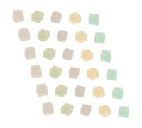 VICASKY 50 pezzi simulati cubetti di zucchero giocattoli per scrapbooking ciondoli per fai da te, in gomma artificiale, mini gomma, dessert falsi, orsetti gommosi finti, perle di zucchero in plastica
