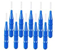 VICASKY 50 Pezzi Spazzolini Interdentali Blu per Orale Accessori Dentali per Pulizia Spazi Tra Denti per Rimuovere Placca e Residui