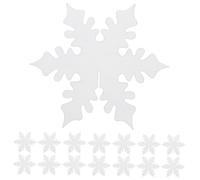 VICASKY 50 segnaposto con nomi e fiocchi di neve decorazione per bicchieri da vino, carta da tavolo per feste di nozze