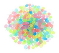 VICASKY 500 ciottoli luminosi per acquari e giardini, pietre luminose colorate per decorazione per interni ed esterni, pietre di fiume resistenti e durevoli