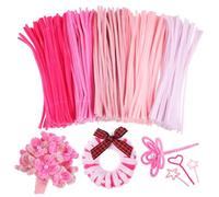 VICASKY 500 Pezzi Scovolini Morbidi in Ciniglia per Lavoretti Creativi Bastoncini Flessibili in Acciaio per Fatti Mano e Decorazioni DIY Kit di Steli Soffici e Resistenti