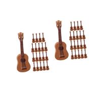 VICASKY 50pcs Piccolo Ma Oho Parti Chitarra In Miniatura Casa Doll Decorazione E Fotografia Simulato Strumenti Per Progetti Creativi E Nostalgia