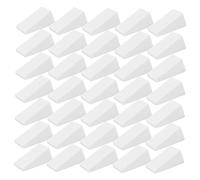 VICASKY 50pezzi Spugne per Trucco Viso Piccole Spugne Cosmetiche Triangolari Doppio Uso Asciutto-bagnato Piumini per Cipria di Piumini da Trucco