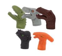 VICASKY 5pcs Dita Bambole Dinosauro Per Giovani Ragazze Parti Marionette Giocattoli Per Narratori E Giochi Di Ruolo Per Le Piccole Mani E Giochi Creativi Con I Genitori