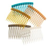 VICASKY 5pcs Francese Lato Capelli Pettini Plastica Decorativi Capelli Pettini Con Denti Styling Pettini Laterali Capelli Pettini Per Le Donne Accessori