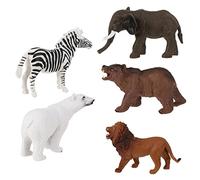 VICASKY 5pcs Realistico Animale Modelli Di Giocattoli Educativi Per Creativi Per Interni E All'aperto Promuove L'Intelligenza E Lo Sviluppo Cervello Sicuro E Dettagliato