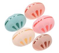 VICASKY 5pezzi Borsa Porta-cipria in Silicone Custodia per Spugne Cosmetiche Organizer per Uova per Trucco Supporto Portatile per Asciugatura Contenitore Protettivo Riutilizzabile Adatto