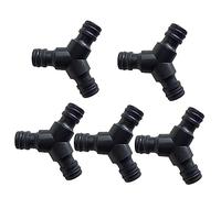 VICASKY 5pezzi Connettori Rapidi y per Tubo da Giardino Vie ABS Resistente per Estensione e Riparazione Attacchi Acqua Br