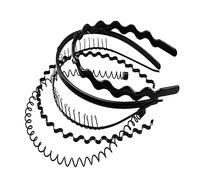 VICASKY 5pezzi Fascia Per Capelli Ondulati Cerceotto Per Capelli Da Donna Fascia Per Neri Accessori Per Per Ragazze e Donne Stile Semplice Fermaglio