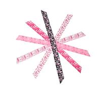 VICASKY 5pezzi Fascia Rosa per Consapevolezza del Cancro al Seno Copricapo Moda per Donne Ragazze Festa Donna Fascia Evento Donna Cerimonia Cerimonia