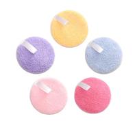 VICASKY 5pezzi Puff Struccanti Lavabili Per Trucco Di Spugnette Morbide Strumenti Di Bellezza Per Makeup e Rimozione Cosmetici Per Uso Domestico e Professionale