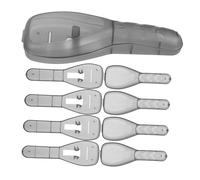 VICASKY 5pezzi Scatola Protettiva in Plastica Per Rasoio Manuale Supporto Da Viaggio Per Rasoio Custodia Portatile Per Rasoi Contenitore Per Organizer Per Strumenti Per Toelettatura Maschi
