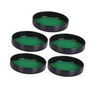 VICASKY 5pezzi Vassoio Inferiore Per Tazza Da Gioco Base Di Ricambio in Plastica Coperchio Per Tazza Shaker Supporto Per Gioco Parte Di Ricambio Durevole Per
