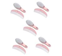 VICASKY 5sets Massaggio Per Ragazzo Ragazza Spazzola e Pettine Morbidi Per Del Capello Kit Rosa Per La Circolazione Sviluppo Cerebrale Del Ragazzo Ragazza