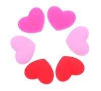 VICASKY 6 Ammortizzatori per Racchette Tennis Silicone Forma Cuore Assorbitori per Giocatori Comfort e Controllo Ottimizzati Disponibili Rosso Rosa