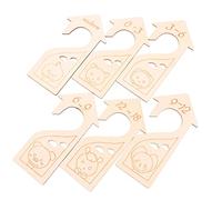 VICASKY 6 divisori per vestiti, organizer per cassetti, per la cameretta dei bambini, comò, di rete, grucce divisorie per etichette per armadi in legno