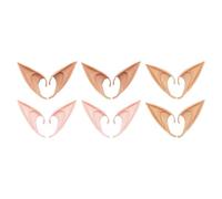 VICASKY 6 Paia di Orecchie Finte Resistenti All’Usura per Cosplay Accessori Decorativi in Vari Colori e Dimensioni 10-12 CM Comode e Sicure per Feste Halloween e Spettacoli