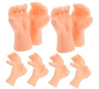 VICASKY 6 Paia Mani Plastiche per Accessori per DIY Mani Miniature Realistiche per Personalizzare Pupazzi e Marionette