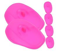 VICASKY 6 paraorecchie in silicone per la tintura dei capelli, paraorecchie per il lavaggio dei capelli, protezione dell'udito, accessorio per capelli, maschera impermeabile, protezione per le