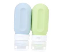 VICASKY 6 pezzi Bottigliette Viaggio in Silicone Contenitori Riutilizzabili per Shampoo Lozioni e Cosmetici Dispenser Portatile per Bagno Colore Casuale Colore Casuale