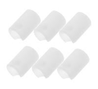 VICASKY 6 Pezzi Copri Maniglia in Silicone Bianco, Protezione Antiurto per Armadio e Porta, Sicurezza per Ragazzo Ragazza, Facile da Aprire e Chiudere