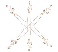 VICASKY 6 pezzi di fermagli per capelli da sposa, perline per matrimoni, eleganti accessori per capelli per occasioni speciali, leggeri e comodi