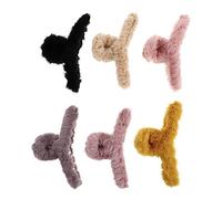 VICASKY 6 pezzi di grandi mollette per capelli da donna antiscivolo diversi colori eleganti accessori per capelli per acconciature