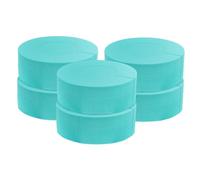 VICASKY 6 pezzi di per capelli di seta con spugna, arricciacapelli, arricciacapelli, spugna lunga, bigodini, spugne, strumento per acconciature, strumento per capelli, blu