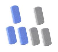 VICASKY 6 pezzi di pietre per pedicure, efficaci per piedi lisci, per anziani e appassionati di sport, blu e grigio