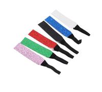 VICASKY 6 Pezzi Fasce Brillanti con Paillettes Elastiche Colorate Caso per Donne e Ragazze Accessorio per Feste Cosplay e Quotidiano Colore Casuale