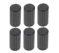 VICASKY 6 pezzi Gommini Freno per Rotelle e Bicicletta Tappi Terminali in Plastica Resistenti per Freno Mano Fissaggio Laterale con Vite Accessori per Parti di Freni Carrozzina e