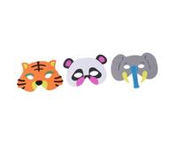 VICASKY 6 pezzi Halloween Halloween Pasqua Halloween Swigloy maschera palla cosplay orgia pulcini animali bambini cartoni animati bambini viso bambino bambino