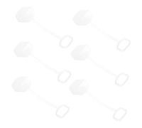 VICASKY 6 Pezzi Kazoo Silicone Copertura In Metallo Antipolvere Custodia per Strumenti Musicali