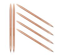 VICASKY 6 Pezzi Penna Sfera Classica in Metallo Elegante Inchiostro Ricaricabile, Scrittura Fluida e Design Leggero per Back To School Party e Ufficio