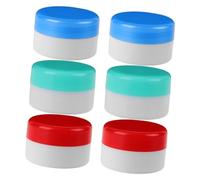 VICASKY 6 Pezzi scatola di crema corpo Titolari barattoli ermetico contenitore piccoli contenitori da viaggio scatole di creme per il viso contenitori per il trucco plastica