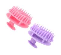 VICASKY 6 Pezzi Silicone per Morbida e Scalp Scrubber per Shampoo e Pulizia Profonda Massaggiatore Portatile per Capelluto e Donna