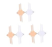 VICASKY 6 Pz cuscino coperchio della serratura guardia pizzicamento dei cartoni animati zerbino per interni the office uffizi accessorio porta copertura della serratura del bambino bianca