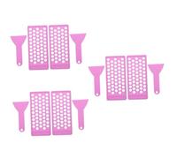 VICASKY 6 Set Kit per Balsamo Labbra DIY con Vassoio Spatola in Contenitori per Riempimento Rossetto e Lucidalabbra Te per Creazione Balsamo Idratante e Protettivo